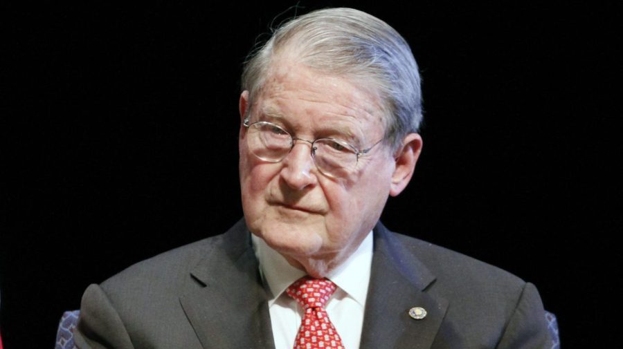 The intelligence group mourns the death of the former FBI, the CIA director William Webster
