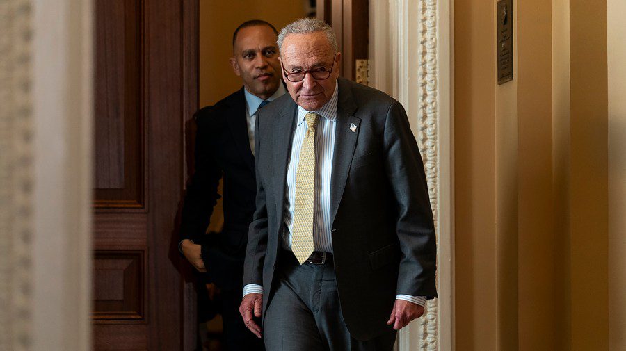 Schumer, Jeffrianes demands meeting with Trump to avoid government shutdown